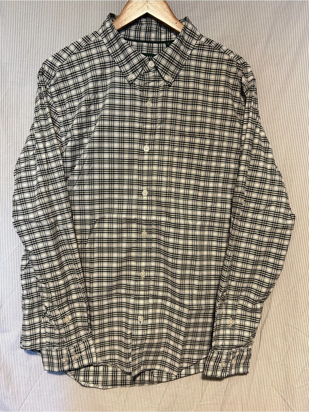 Orvis Men's Plaid Button Down Shirt Size Large